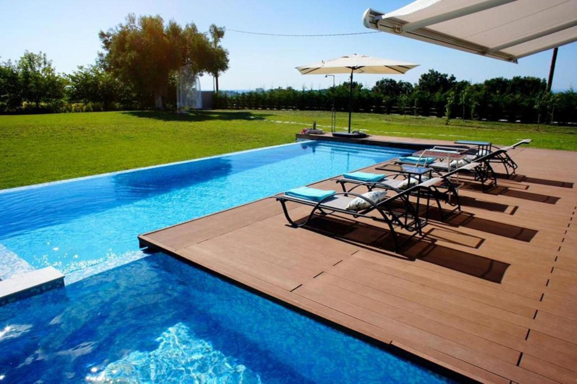 Island Villa Sani Sea View Ngoại thất bức ảnh