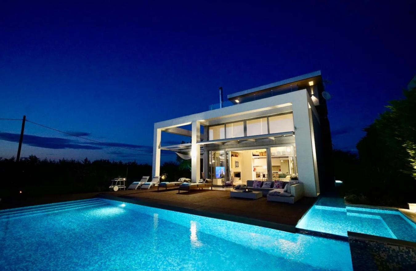 Island Villa Sani Sea View Ngoại thất bức ảnh